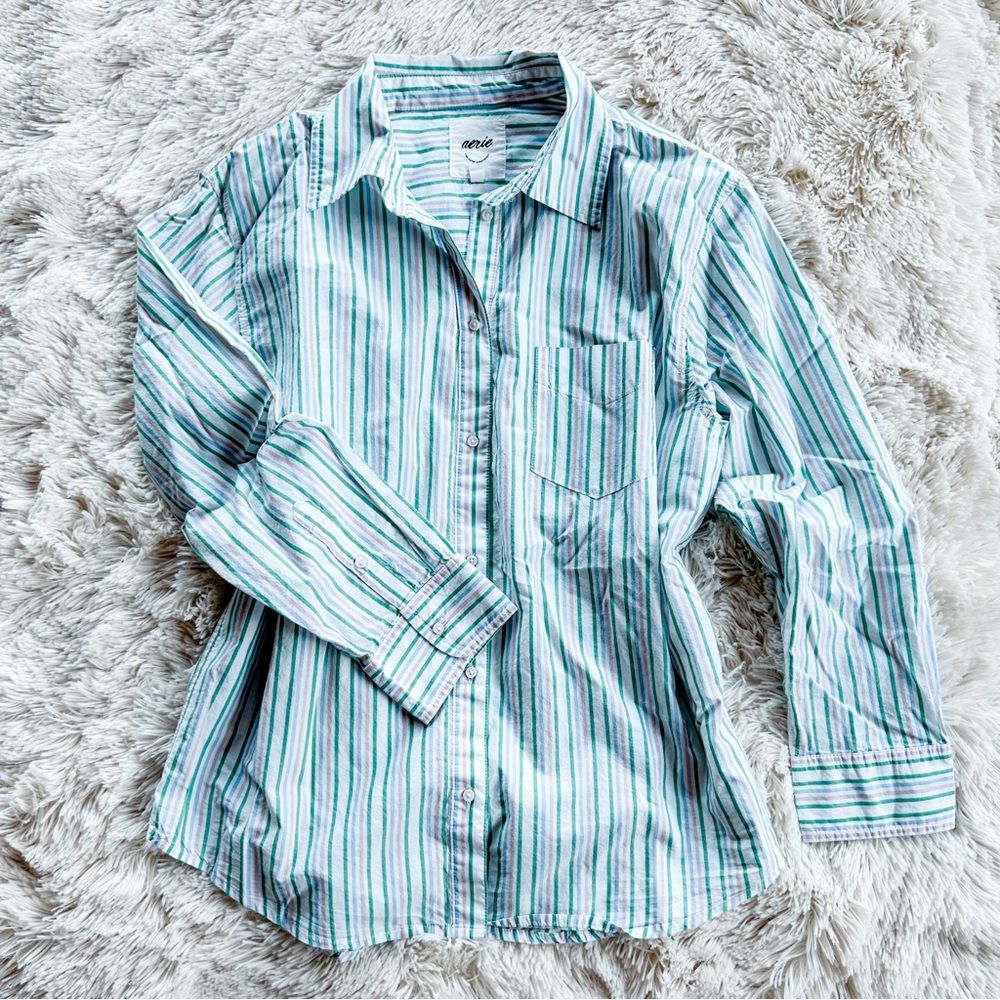 Striped Button Down Shirt